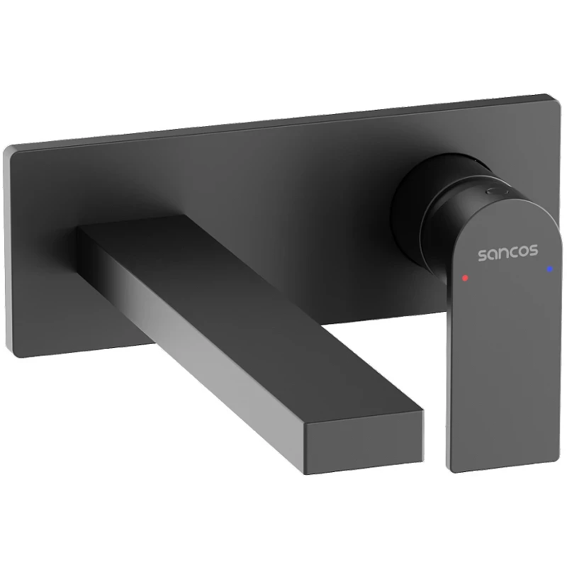 Смеситель для раковины Sancos Studio SC9017MB Черный матовый