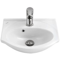 Раковина Creavit Etol 45 ET045-00CB00E-0000 Белая фарфор подвесная, полувстраиваемая