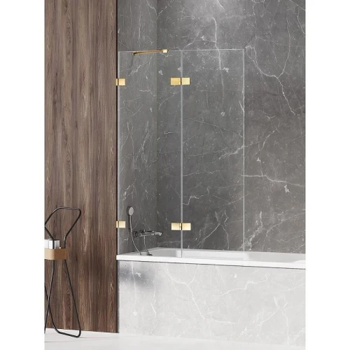 Шторка для ванны New Trendy AVEXA Gold x100 EXK-2182