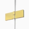 Шторка для ванны New Trendy AVEXA Gold x100 EXK-2182
