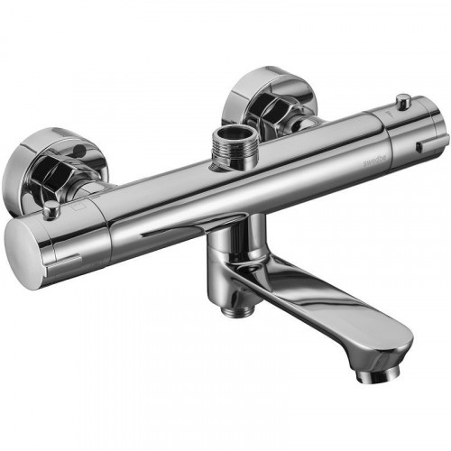 Смеситель для ванны Swedbe Hermes 9042 с термостатом Хром латунь на стену