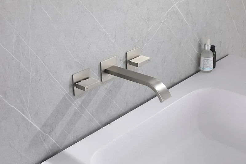 Смеситель для раковины Abber Wasserfall AF8612SP цвет Сатин