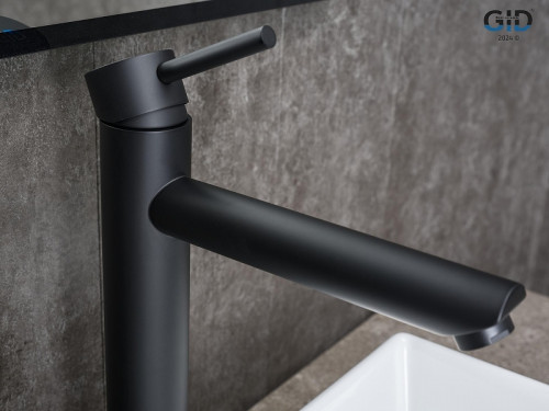 Смеситель для раковины Gid Berlin SS080BMD цвет Черный матовый