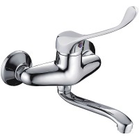 Смеситель для кухни Haiba HB4654 Хром на стену
