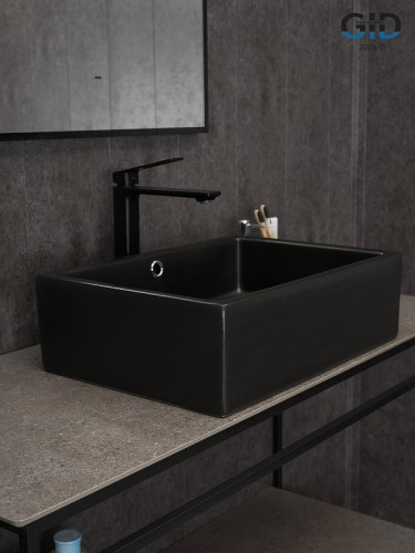Раковина-чаша Gid Geometrico 50 N9129bg 53381 цвет Черный графит