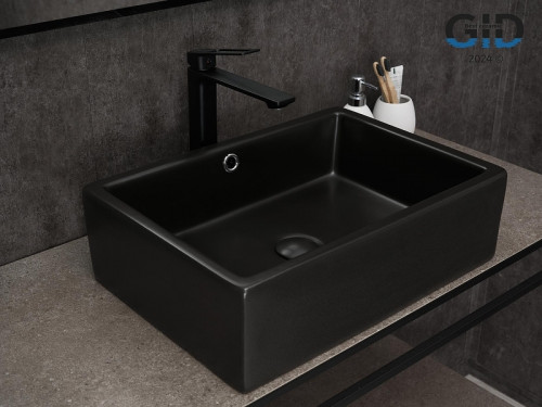 Раковина-чаша Gid Geometrico 50 N9129bg 53381 цвет Черный графит