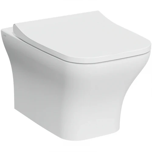 Унитаз Vitra Zentrum Square 7484B003-0075 подвесной без сиденья фарфор подвесной
