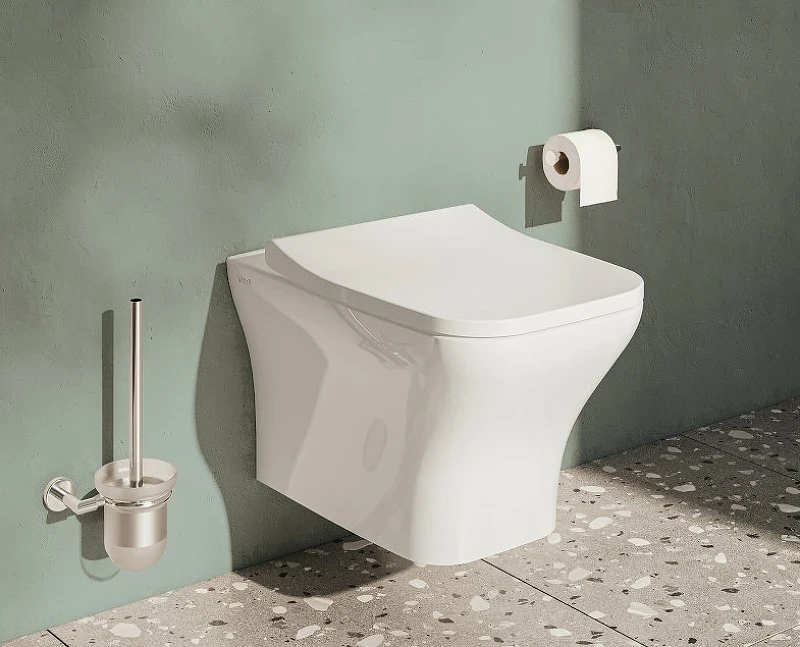 Унитаз Vitra Zentrum Square 7484B003-0075 подвесной без сиденья фарфор подвесной