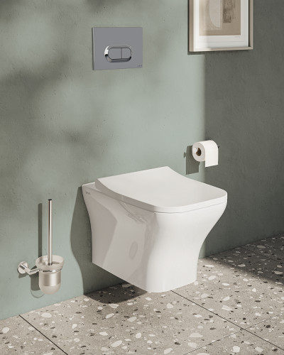 Унитаз Vitra Zentrum Square 7484B003-0075 подвесной без сиденья фарфор подвесной