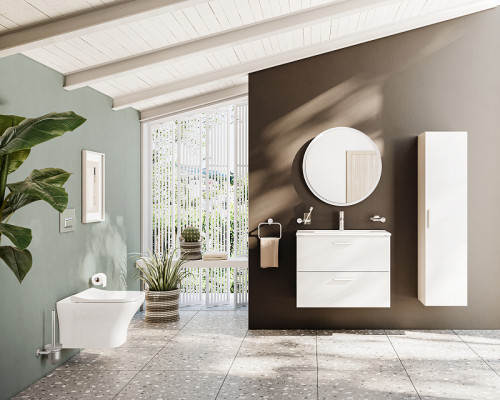 Унитаз Vitra Zentrum Square 7484B003-0075 подвесной без сиденья фарфор подвесной