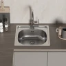 Кухонная мойка Domaci Равенна 48 DCL 480*480 (6) T цвет Сталь
