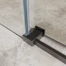 Душевой уголок BelBagno Soft Close-2 100x90 SOFT_CLOSE-2-AH-1-100/90-C-GM профиль Оружейная сталь стекло прозрачное