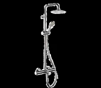Душевая система Remer Elegance EQ34A8MPUFM25G с термостатом цвет Хром