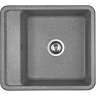 Кухонная мойка Aquaton Беллис 57 1A724932BS230 Серая искусственный камень (литьевой мрамор) встраиваемый
