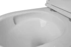 Унитаз с инсталляцией Azario AZ-100-100F+AZ-0046-UQ3+AZ-100-002F цвет Белый с сиденьем Микролифт и клавишей смыва цвет Хром глянцевый