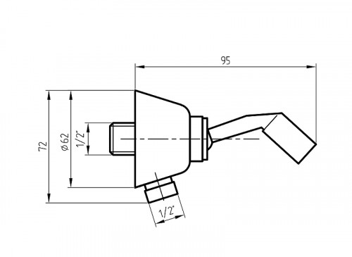 Шланговое подключение Migliore Ricambi Classic 32569 цвет Хром