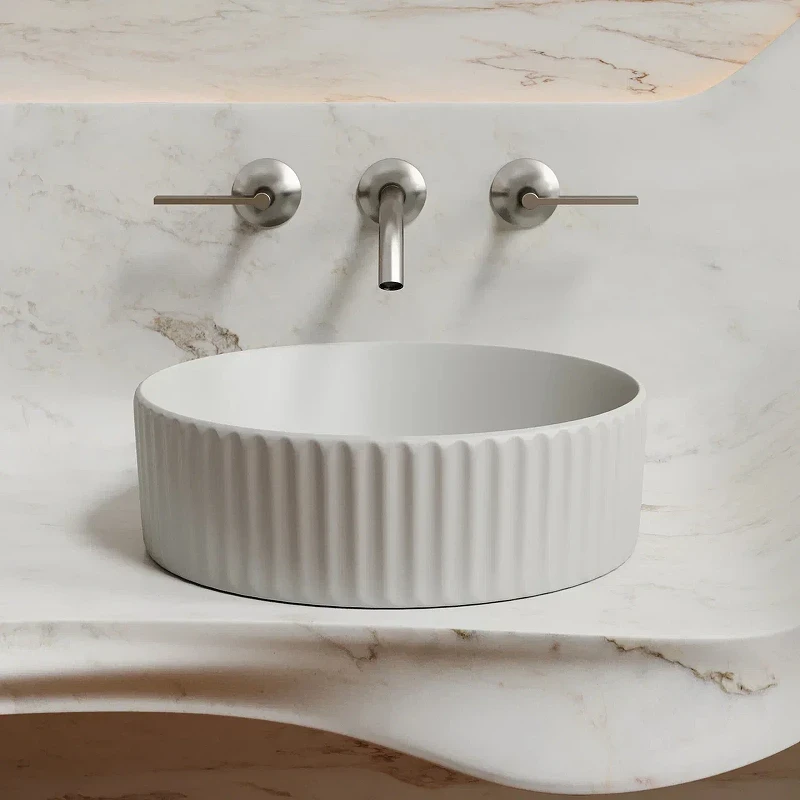 Раковина-чаша Ceramicanova Element 36 CN6057MSG Серая матовая фарфор накладная