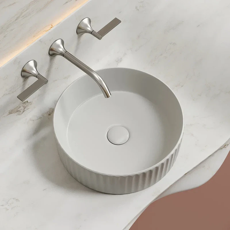 Раковина-чаша Ceramicanova Element 36 CN6057MSG Серая матовая фарфор накладная