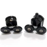 Душевой уголок Abber Schwarzer Diamant 160x50 AG30160BH-S50B-S50B профиль Черный стекло прозрачное