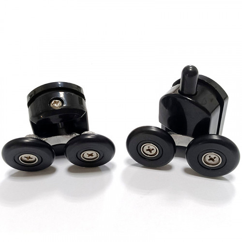 Душевой уголок Abber Schwarzer Diamant 160x50 AG30160BH-S50B-S50B профиль Черный стекло прозрачное