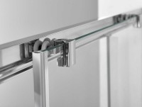 Душевая дверь Vincea Alpha 170 VDS-3AL2170MT профиль Хром стекло текстурное