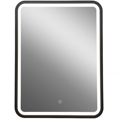 Зеркало Art&amp;Max Genova AM-Gen-600-800-DS-F с сенсорным выключателем Черное стекло