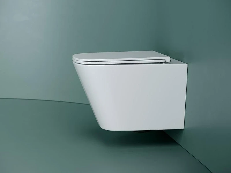 Комплект унитаза Ceramicanova Union CN4009T с инсталляцией Tece Base 9400413 с сиденьем Микролифт и Белой клавишей смыва