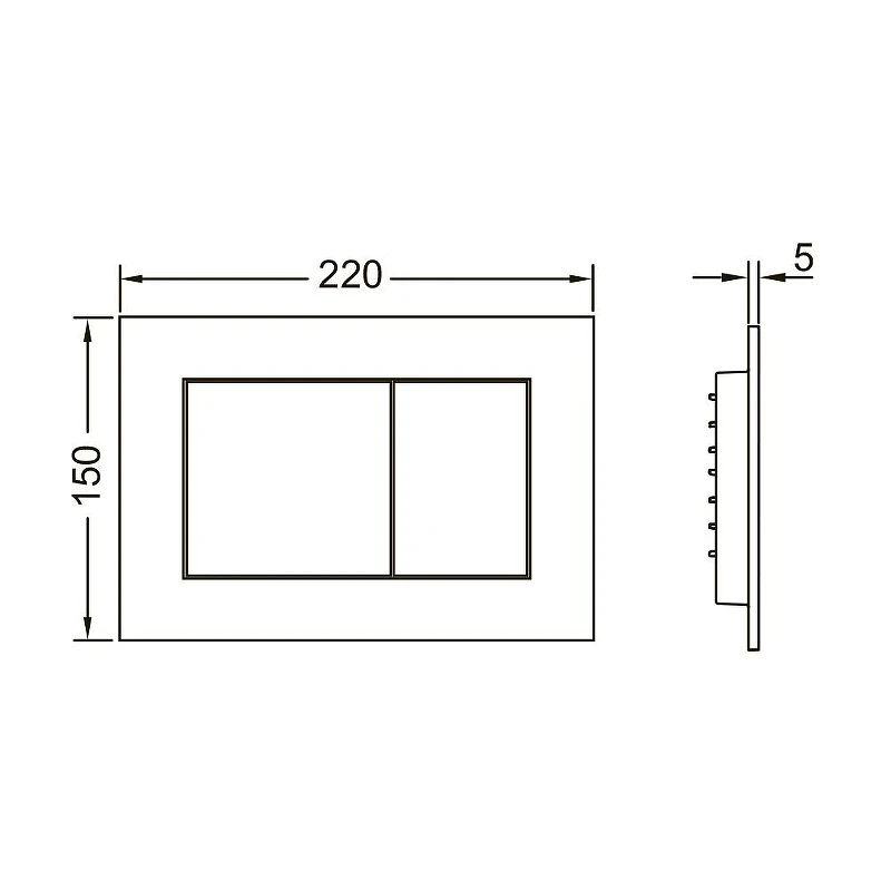 Комплект унитаза Ceramicanova Union CN4009T с инсталляцией Tece Base 9400413 с сиденьем Микролифт и Белой клавишей смыва