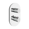 Смеситель для душа Ravak Chrome II CR II 067.00CR II.O3 X070457 с термостатом цвет Хром
