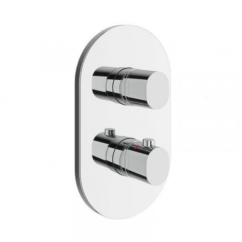 Смеситель для душа Ravak Chrome II CR II 067.00CR II.O3 X070457 с термостатом цвет Хром
