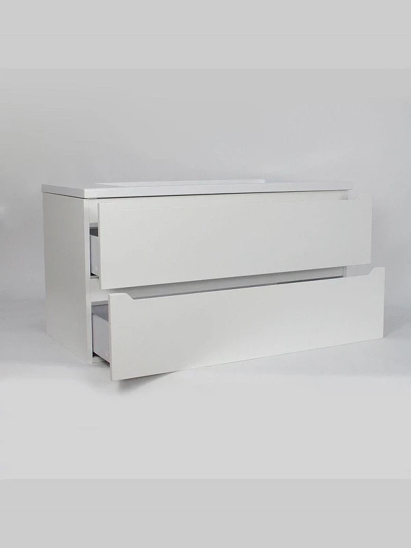 Тумба с раковиной Uperwood Tanos 100 291020229 подвесная цвет Белый матовый
