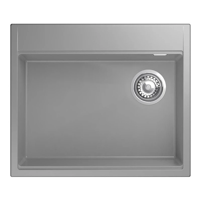 Кухонная мойка Rivelato Tesoro 60 TR-605-R grigio metallizz цвет Серый металлик