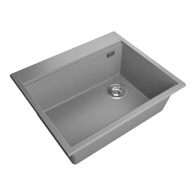 Кухонная мойка Rivelato Tesoro 60 TR-605-R grigio metallizz цвет Серый металлик