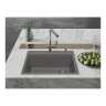 Кухонная мойка Rivelato Tesoro 60 TR-605-R grigio metallizz цвет Серый металлик