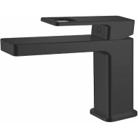 Смеситель для раковины Haiba HB10615-7 Черный матовый латунь