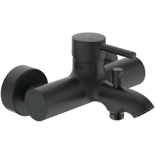 Смеситель для ванны Ideal Standard Ceraline BC199XG Черный шелк латунь на стену