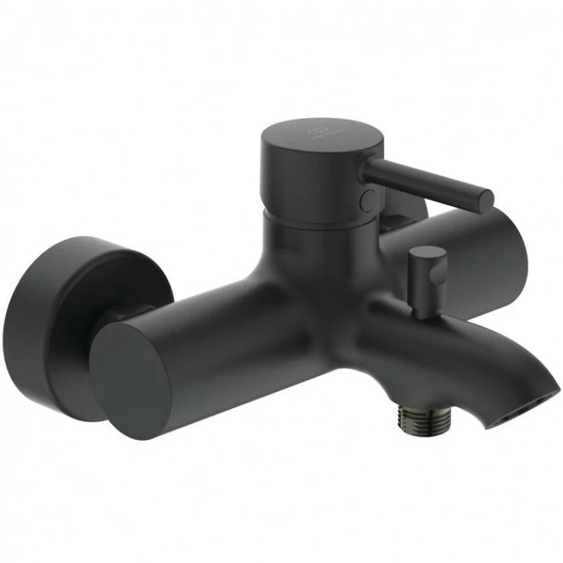 Смеситель для ванны Ideal Standard Ceraline BC199XG Черный шелк латунь на стену