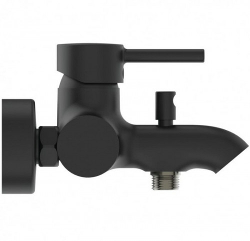 Смеситель для ванны Ideal Standard Ceraline BC199XG Черный шелк латунь на стену