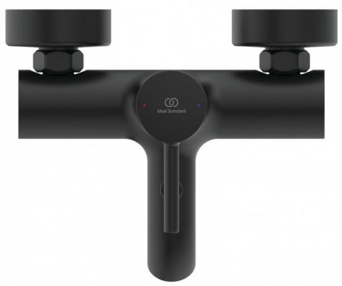 Смеситель для ванны Ideal Standard Ceraline BC199XG Черный шелк латунь на стену