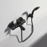 Смеситель для ванны Ideal Standard Ceraline BC199XG Черный шелк латунь на стену