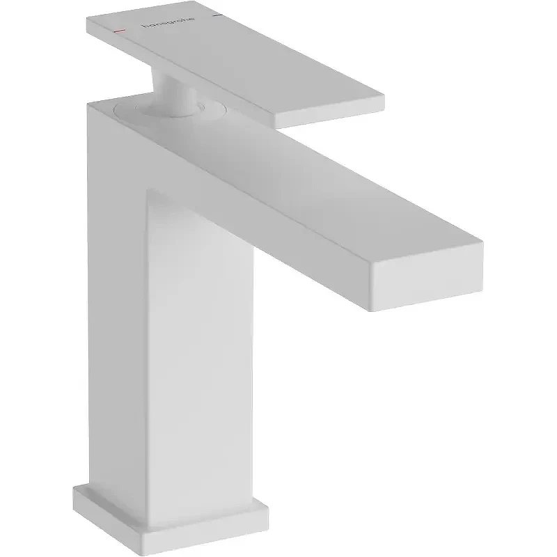 Смеситель для раковины Hansgrohe Tecturis E 73011700 цвет Белый матовый