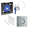Кнопка смыва для инсталляции Geberit Sigma 01 116.011.JQ.5 цвет Хром матовый