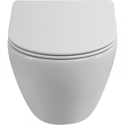 Унитаз Cezares Stream CZR-2426-TH-TOR/SC подвесной с сиденьем Микролифт фаянс подвесной