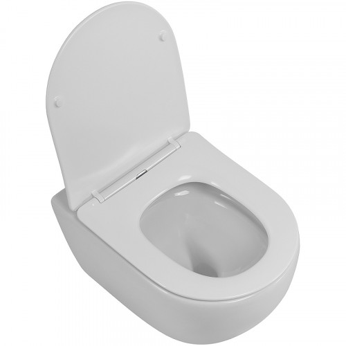 Унитаз Cezares Stream CZR-2426-TH-TOR/SC подвесной с сиденьем Микролифт фаянс подвесной