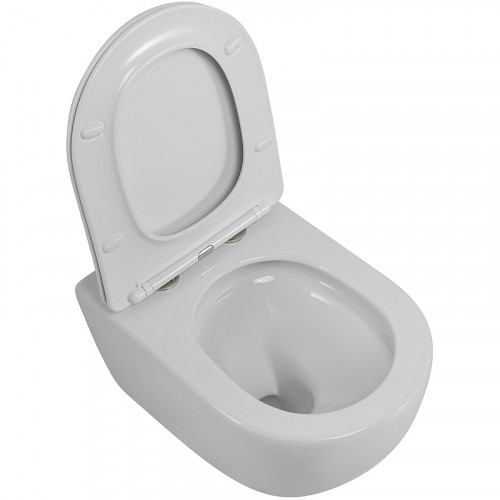 Унитаз Cezares Stream CZR-2426-TH-TOR/SC подвесной с сиденьем Микролифт фаянс подвесной