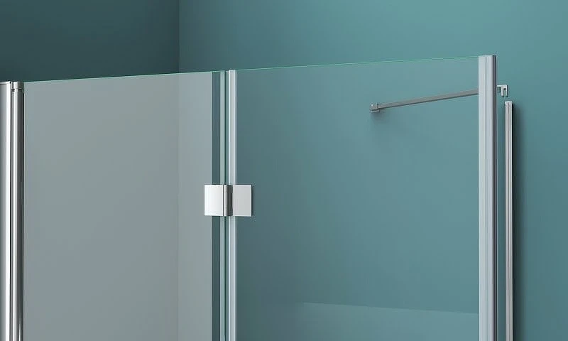Душевой уголок BelBagno Albano 70х80 ALBANO-ASH-1-70/80-C-Cr профиль Хром стекло прозрачное