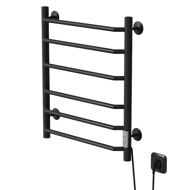 Электрический полотенцесушитель Mixline Mira 60х50 556416 цвет Черный матовый