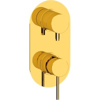 Смеситель для душа Remer X-Style X93KBDO Золото глянцевое латунь встраиваемый