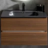 Тумба под раковину Boheme Armadi Art Vallessi 80 837-080-D подвесная Dark Oak МДФ / ЛДСП