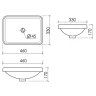 Раковина Ceramicanova Element 46 CN6078 Белая